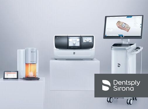 The image shows a modern dental or medical device